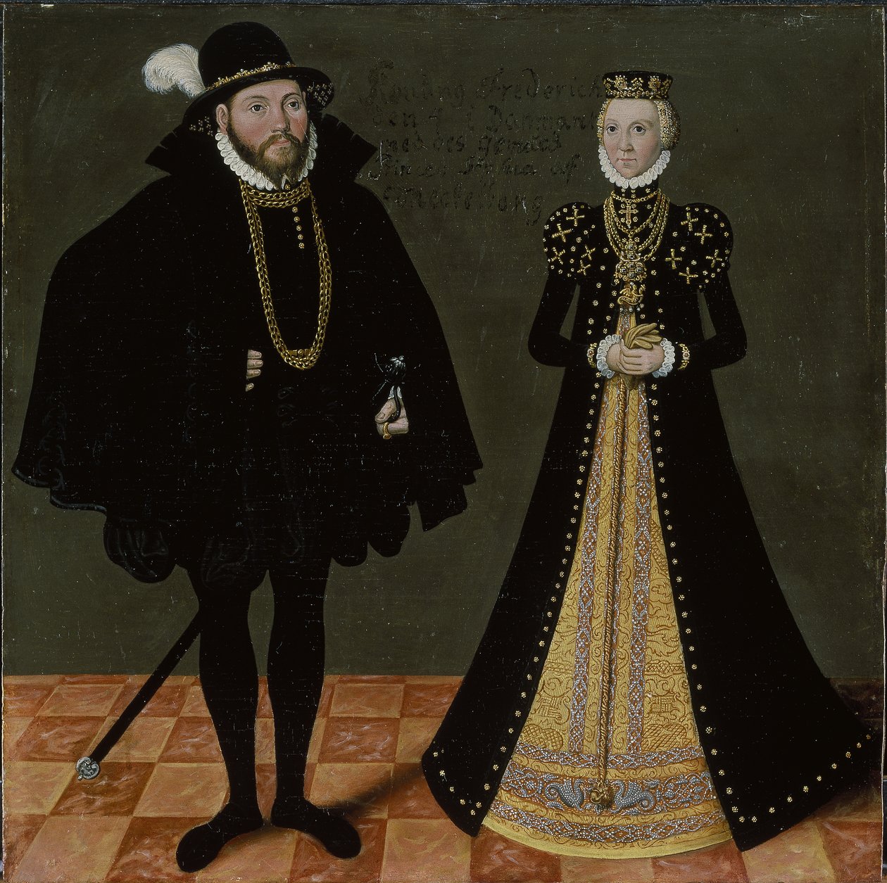 Couple royal allemand non identifié, vers 1580-1600 - Lucas the Younger Cranach