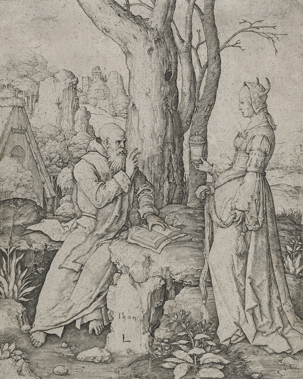 La Tentation de Saint Antoine, 1509 - Lucas van Leyden