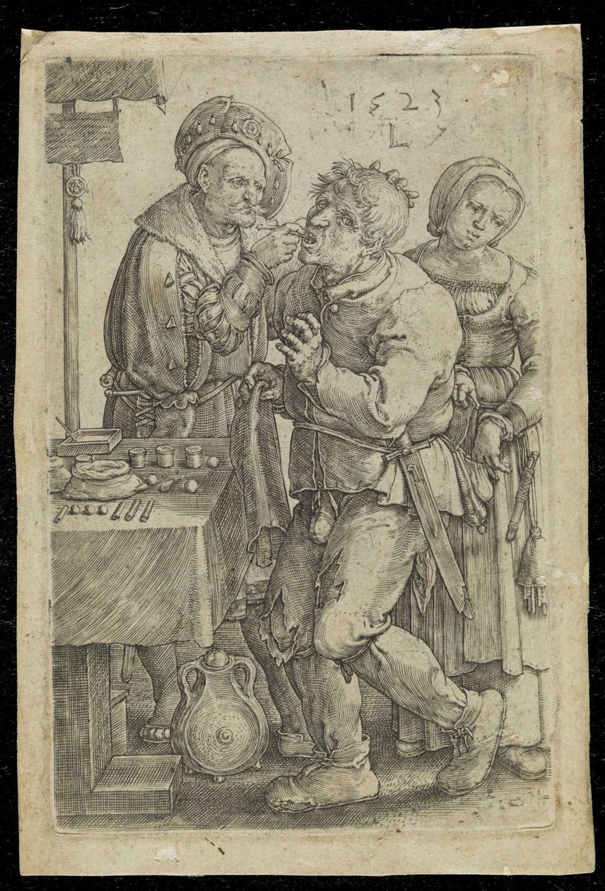 Le dentiste - Lucas van Leyden