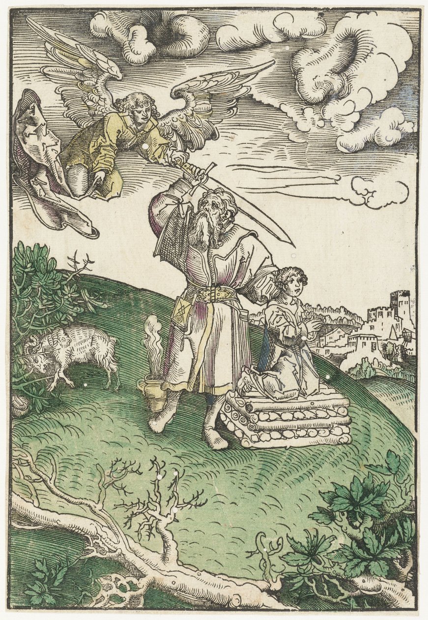 Abraham sacrifie son fils Isaac - Lucas Cranach
