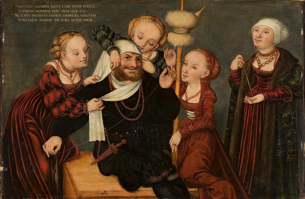 Herkules und Omphale - Lucas Cranach