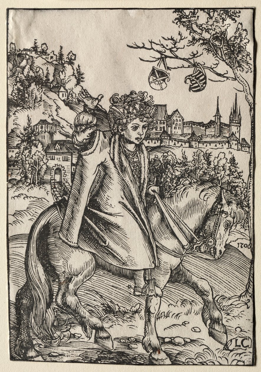 Un garçon à cheval, 1506 - Lucas Cranach the Elder