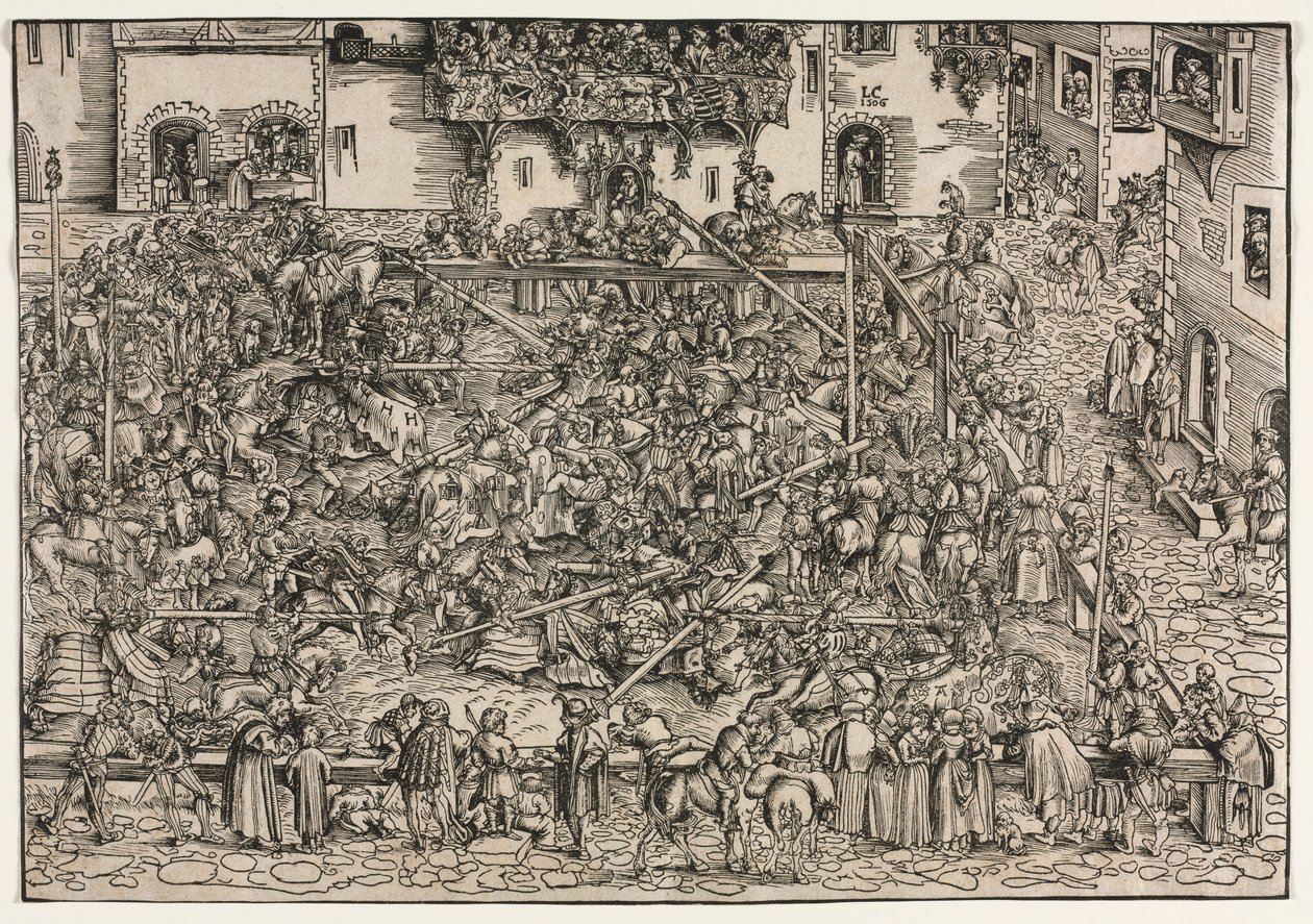 Un tournoi, 1506 - Lucas Cranach the Elder