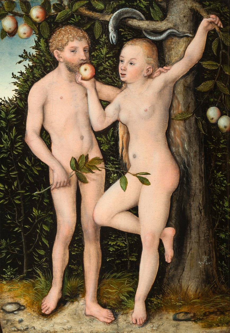 Adam et Eve - Lucas Cranach the Elder