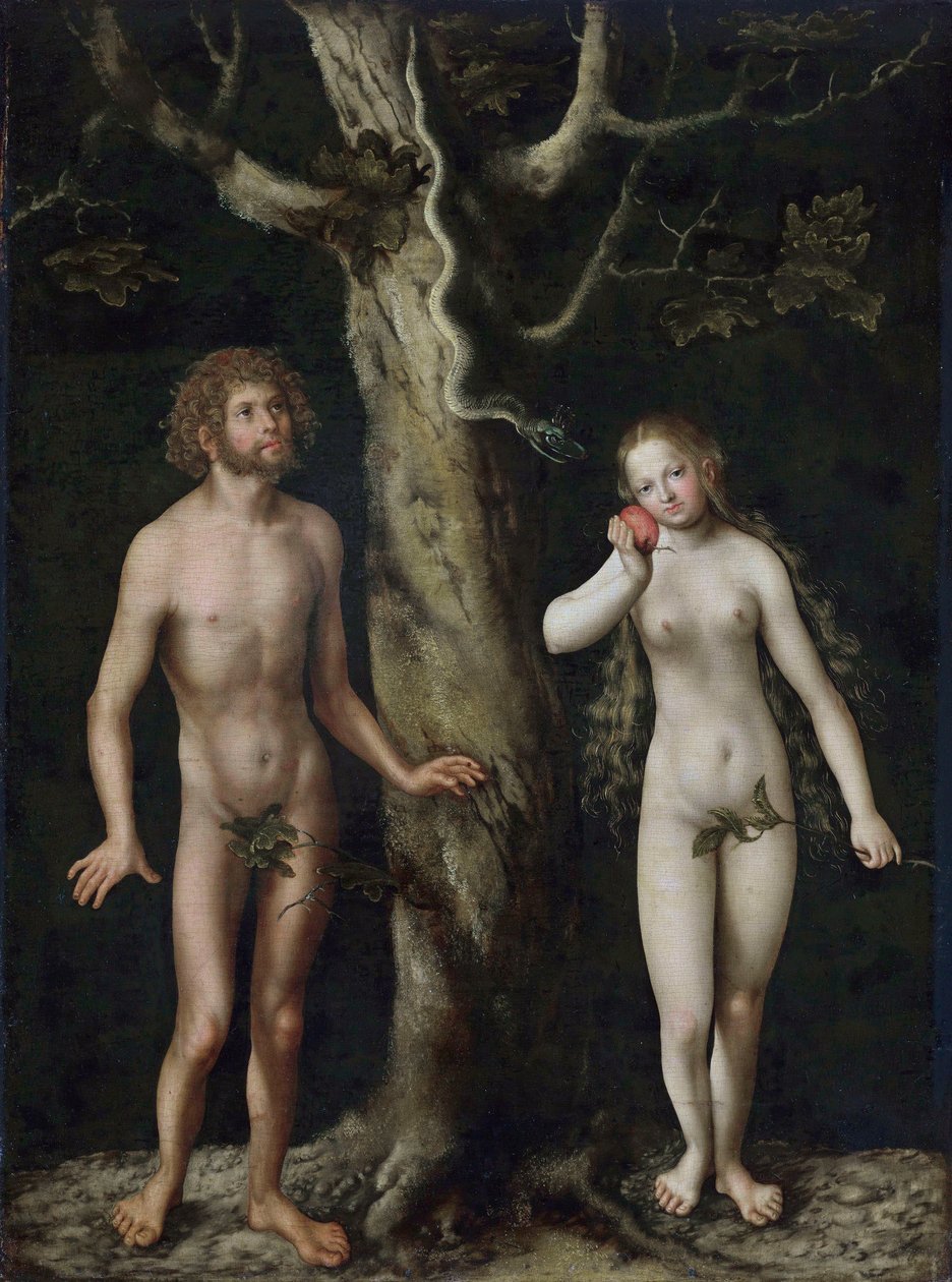 Adam et Eve - Lucas Cranach the Elder