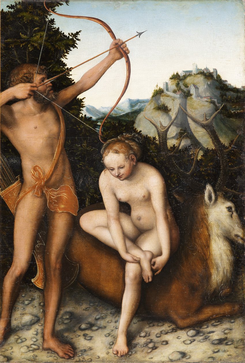 Apollon et Diane, vers 1530 - Lucas Cranach the Elder