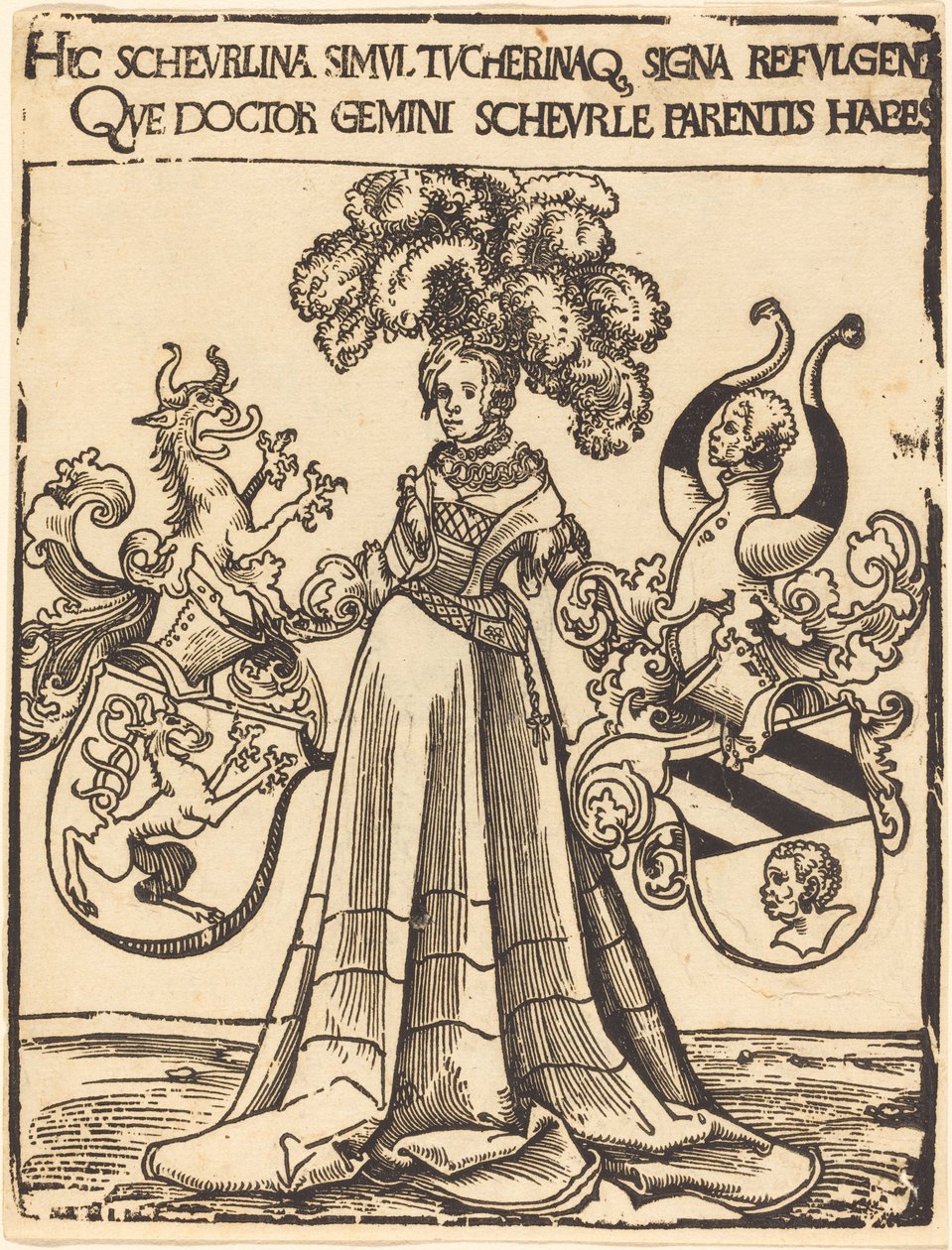 Ex-libris de Scheurl et Tucher - Lucas Cranach the Elder