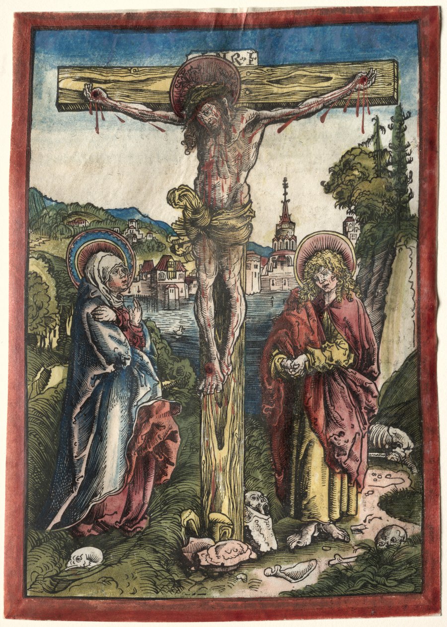 Christ en croix entre la Vierge et Saint Jean, 1503 - Lucas Cranach the Elder