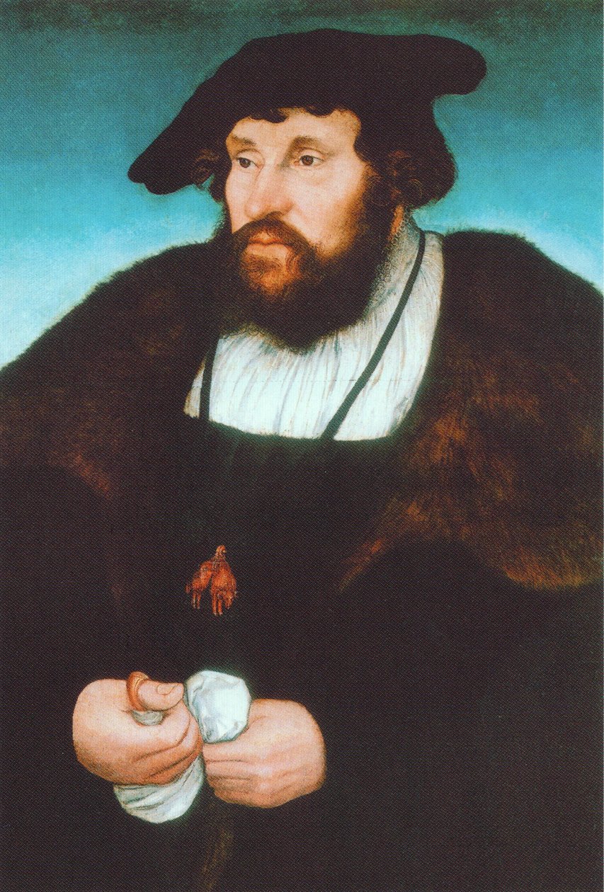 Allemand : Bildnis Christians II, König von Dänemark Portrait de Christian II, roi du Danemark - Lucas Cranach the Elder