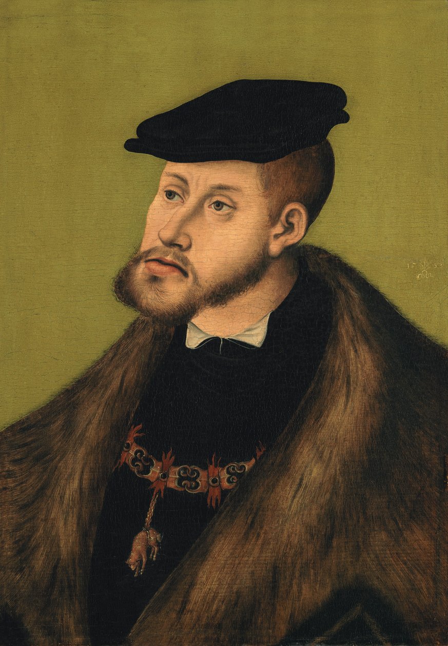 Allemand : Bildnis Kaiser Karls V. Portrait de l