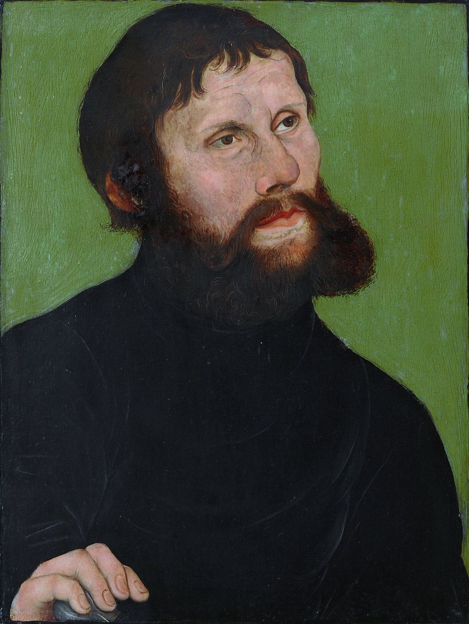 French : Portrait de Luther en Junker Jörg Martin Luther as 