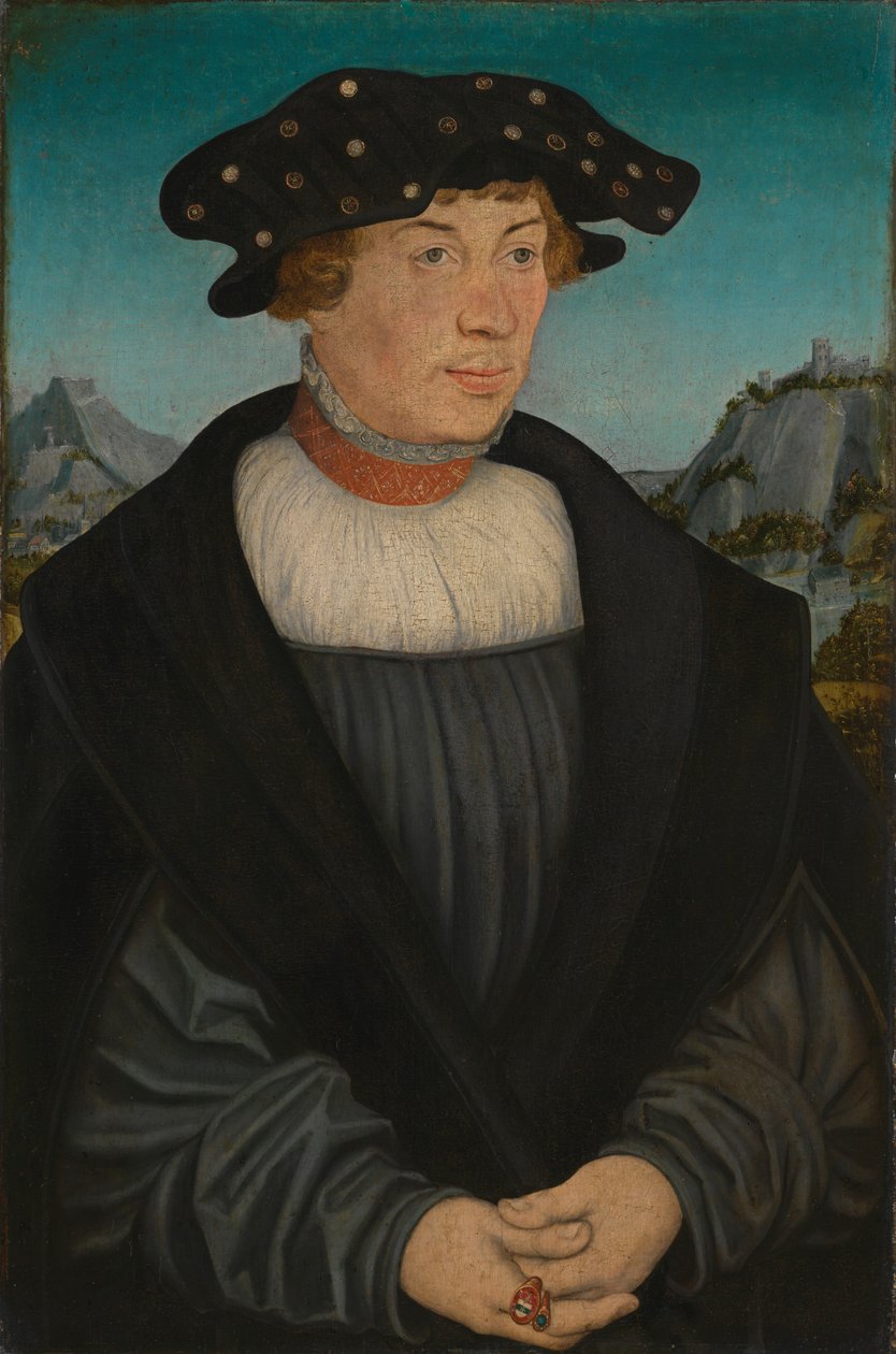 Allemand :  Portrait de Hans ( ) Melber Hans Melber - Lucas Cranach the Elder