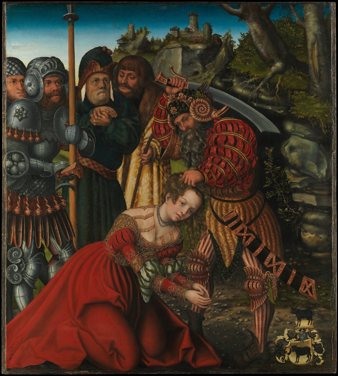 Allemand : Das Martyrium der Heiligen Barbara Le martyre de Sainte-Barbe - Lucas Cranach the Elder