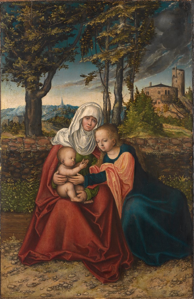 Allemand : Hl. Anna Selbdritt La Vierge et l