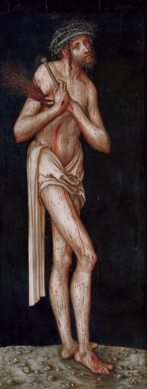 French : Sündenfall : Adam Souffrant du Christ - Lucas Cranach the Elder