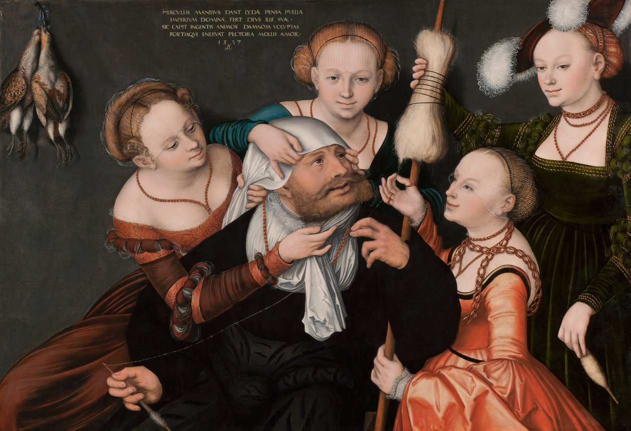 Hercule et Omphale, 1537 - Lucas Cranach the Elder