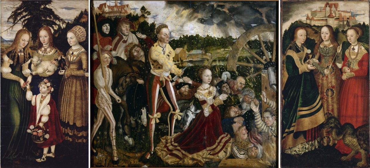 Autel de Sainte Catherine - Lucas Cranach the Elder