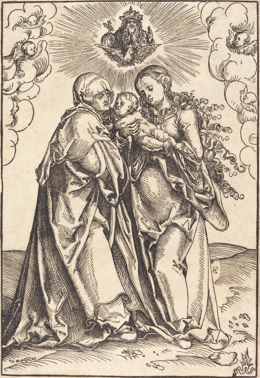 Sainte Anne et la Vierge avec l