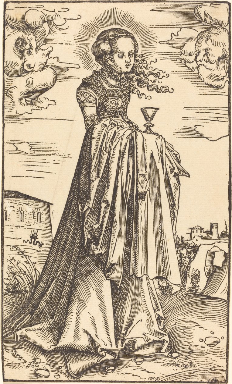 Sainte Barbe - Lucas Cranach the Elder