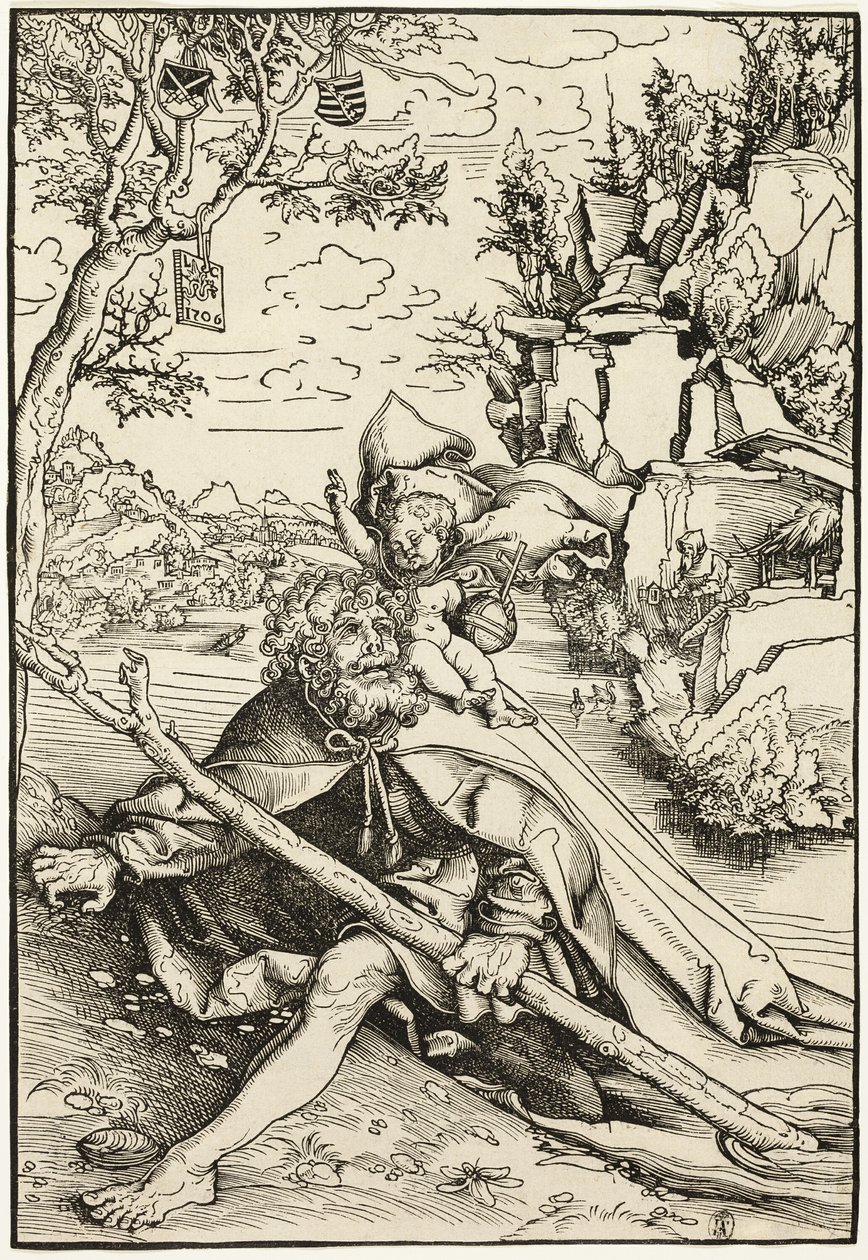 Saint-Christophe - Lucas Cranach the Elder