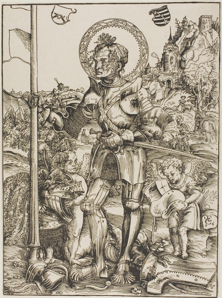 Saint-Georges debout - Lucas Cranach the Elder