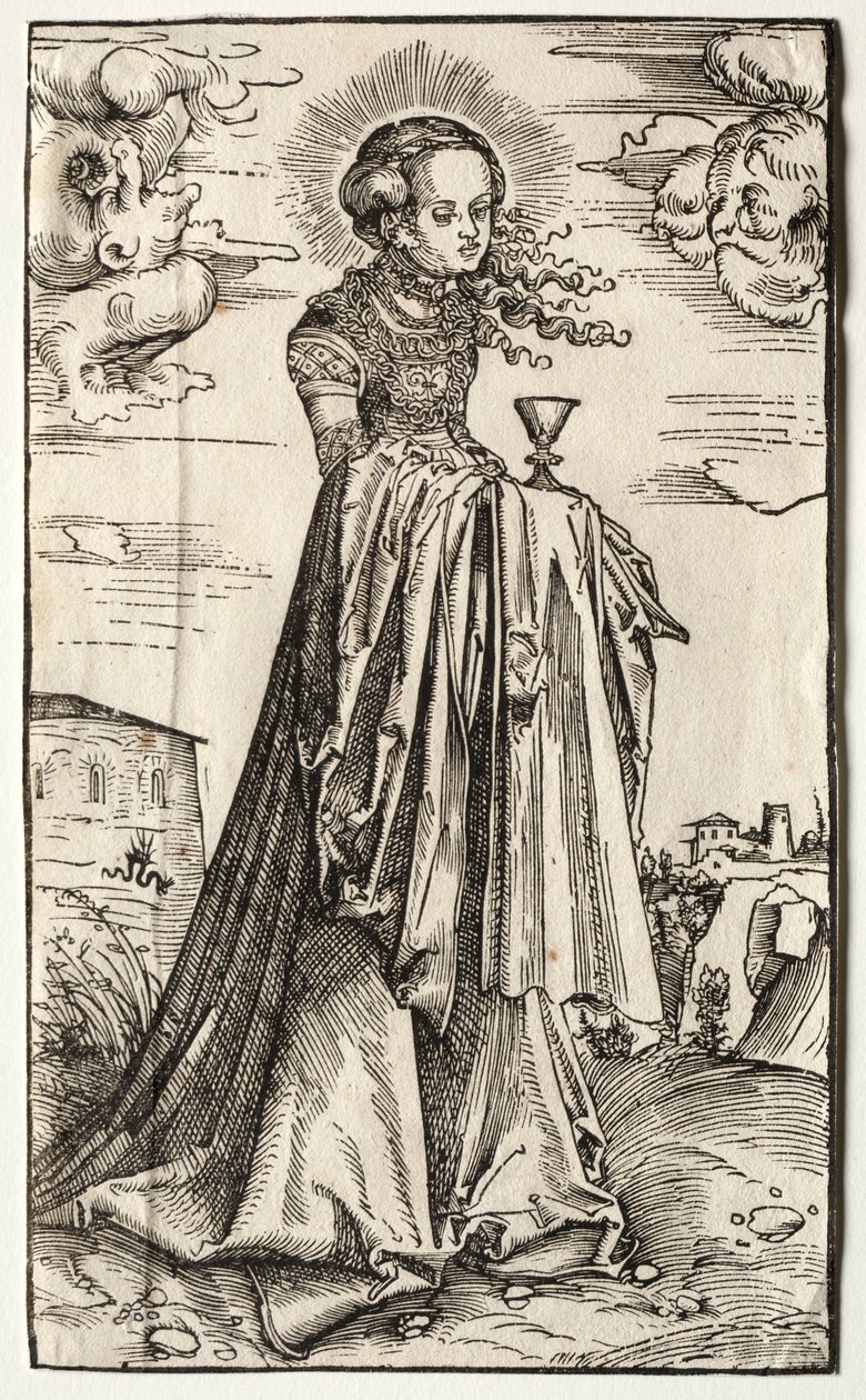Sainte Barbe - Lucas Cranach the Elder