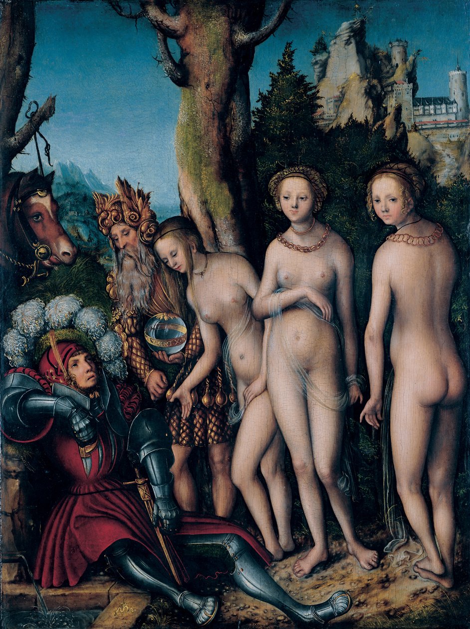 Le jugement de Paris - Lucas Cranach the Elder