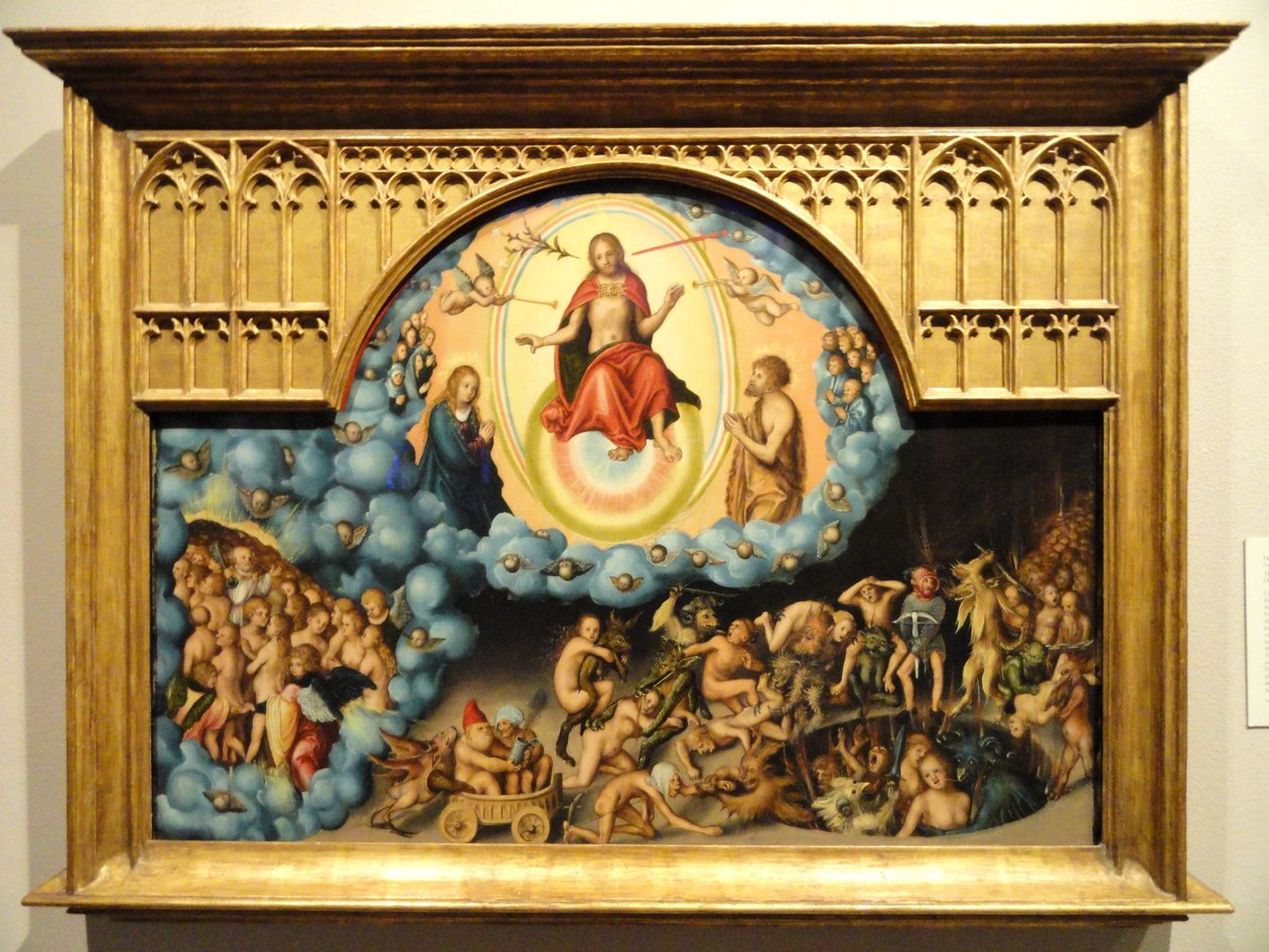 Le jugement dernier - Lucas Cranach the Elder