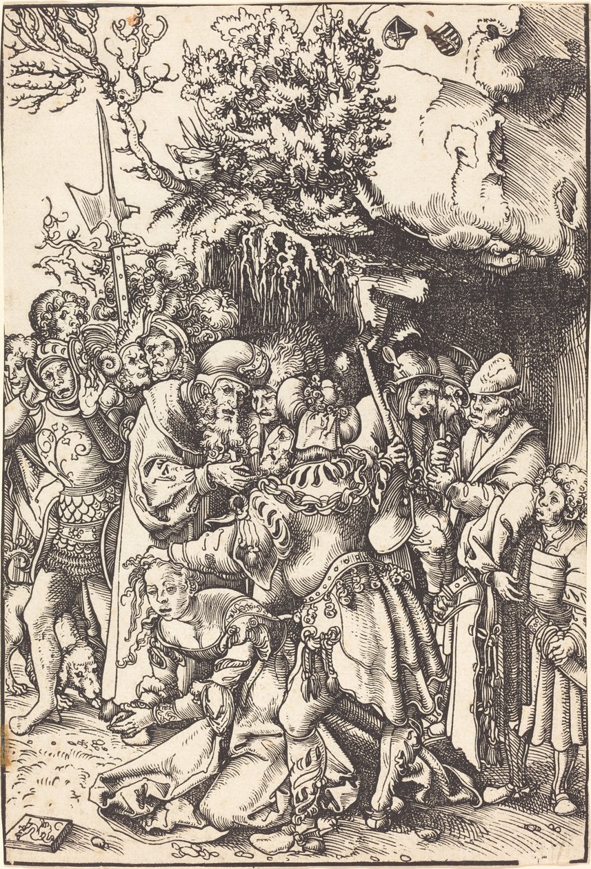 Le martyre de Sainte Barbe - Lucas Cranach the Elder