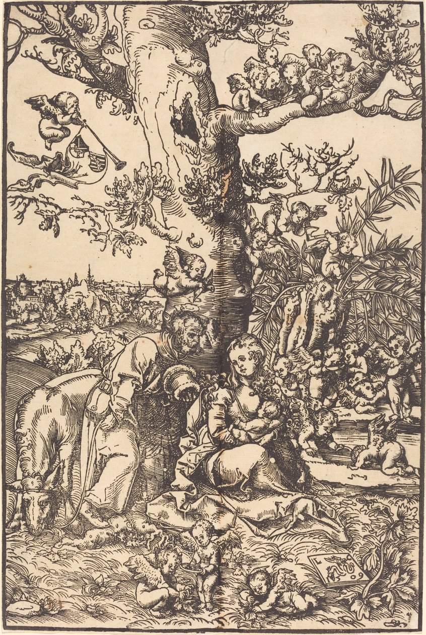 Le repos pendant la fuite en Égypte - Lucas Cranach the Elder