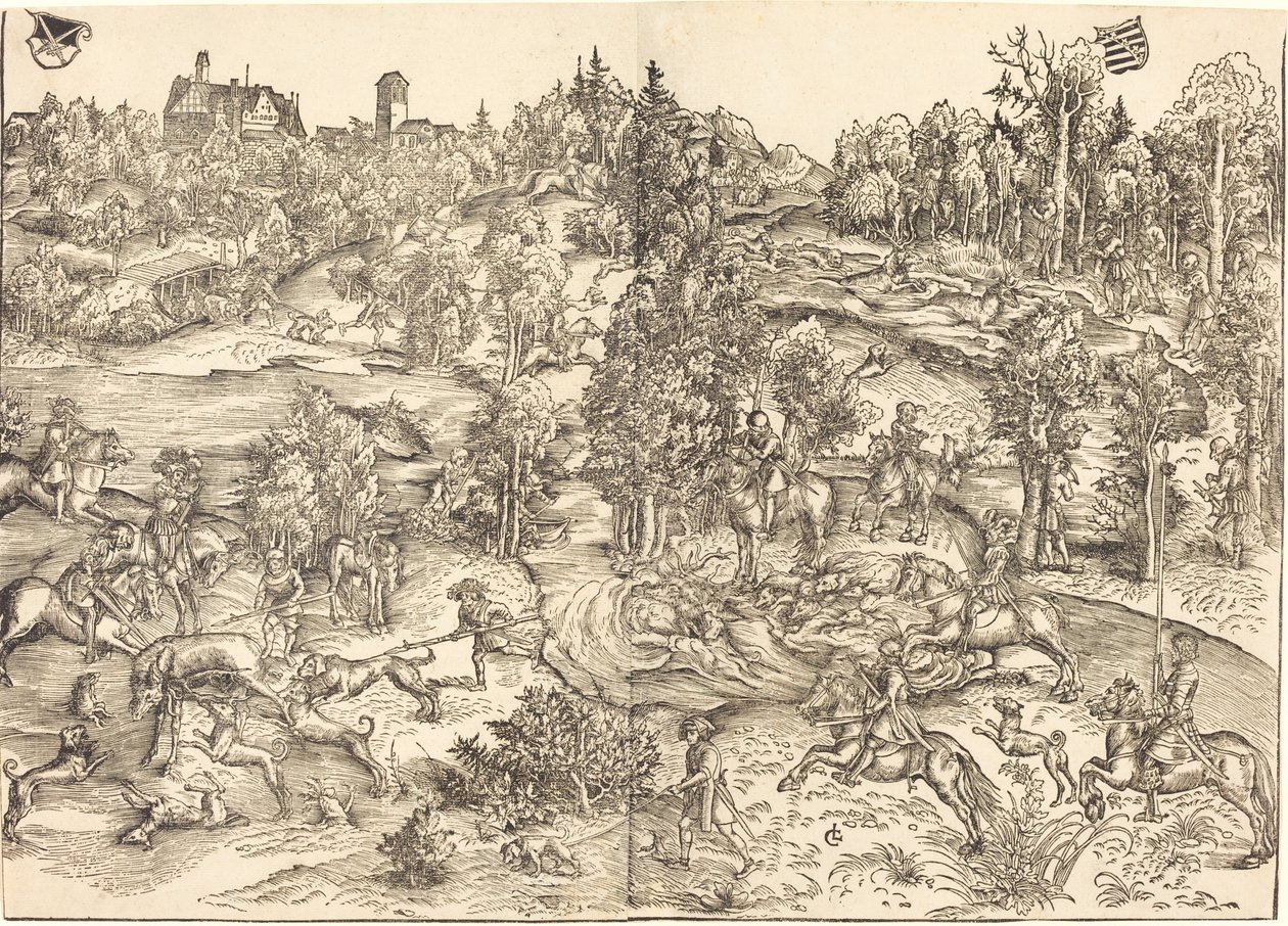 La chasse au cerf - Lucas Cranach the Elder