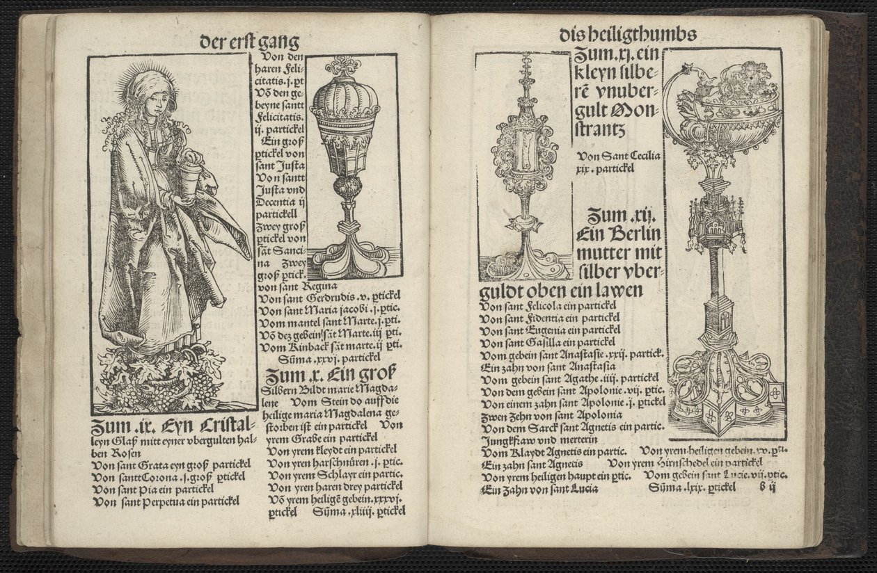 Wittenberg Reliquary Book (Livre des reliques de Wittenberg) - Lucas Cranach the Elder