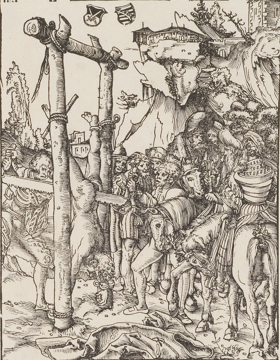Sciage de Saint Simon Zélote - Lucas Cranach the Elder