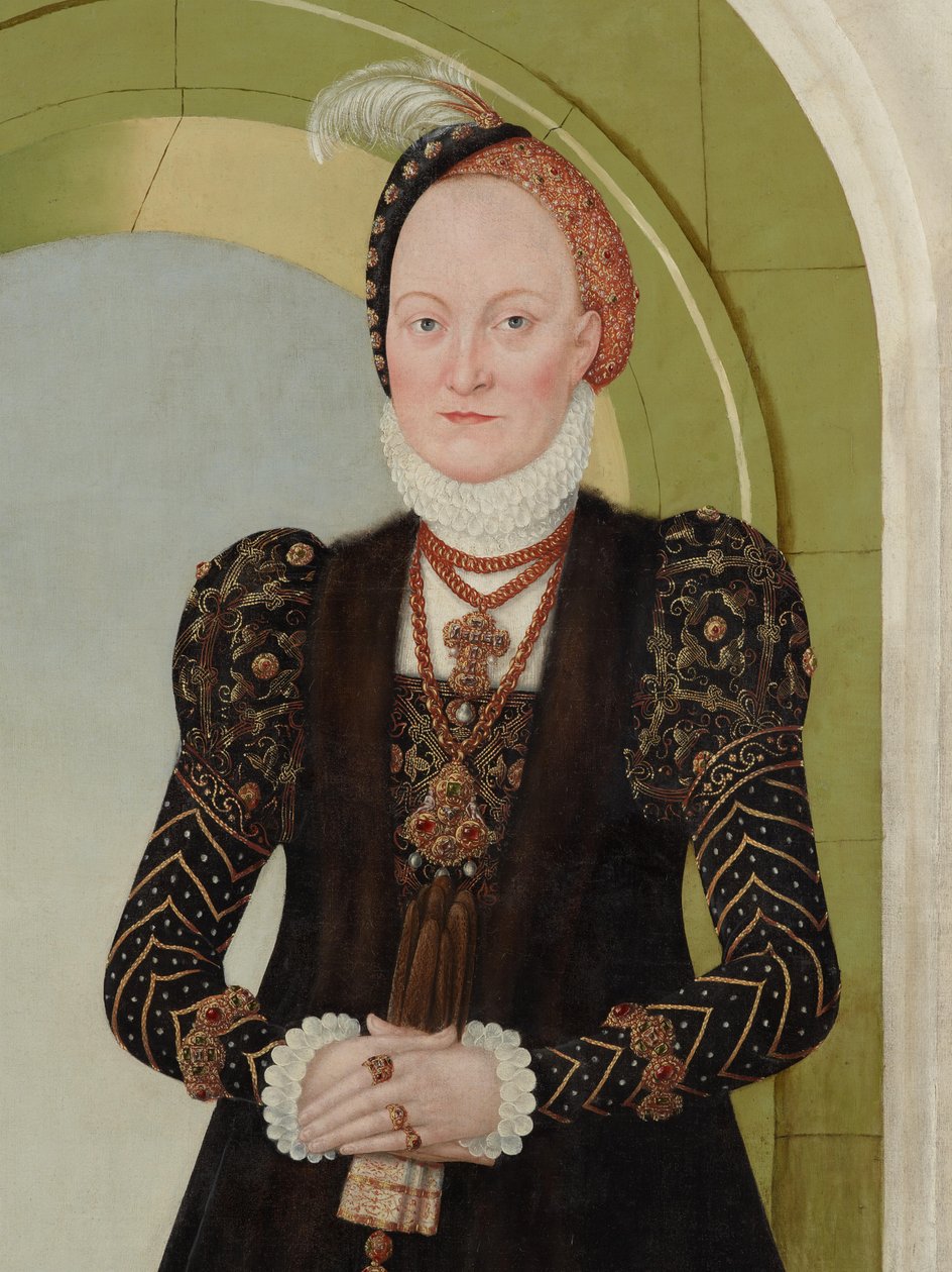 Anna de Danemark, duchesse de Saxe - Lucas Cranach the Younger