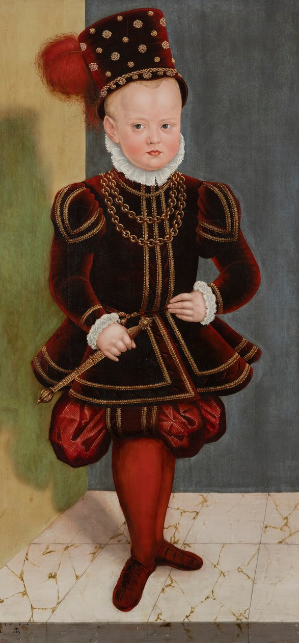 French : Portrait du prince Christian Ier, futur prince électeur, alors qu