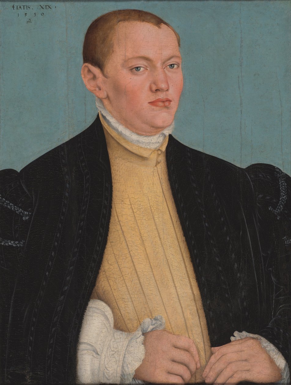 Allemand : Bildnis eines jungen Mannes Portrait d