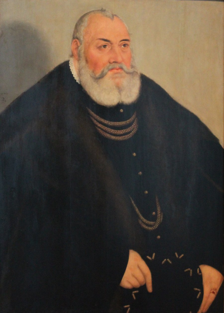 Portrait de Georges le Pieux de Brandebourg-Ansbach - Lucas Cranach the Younger