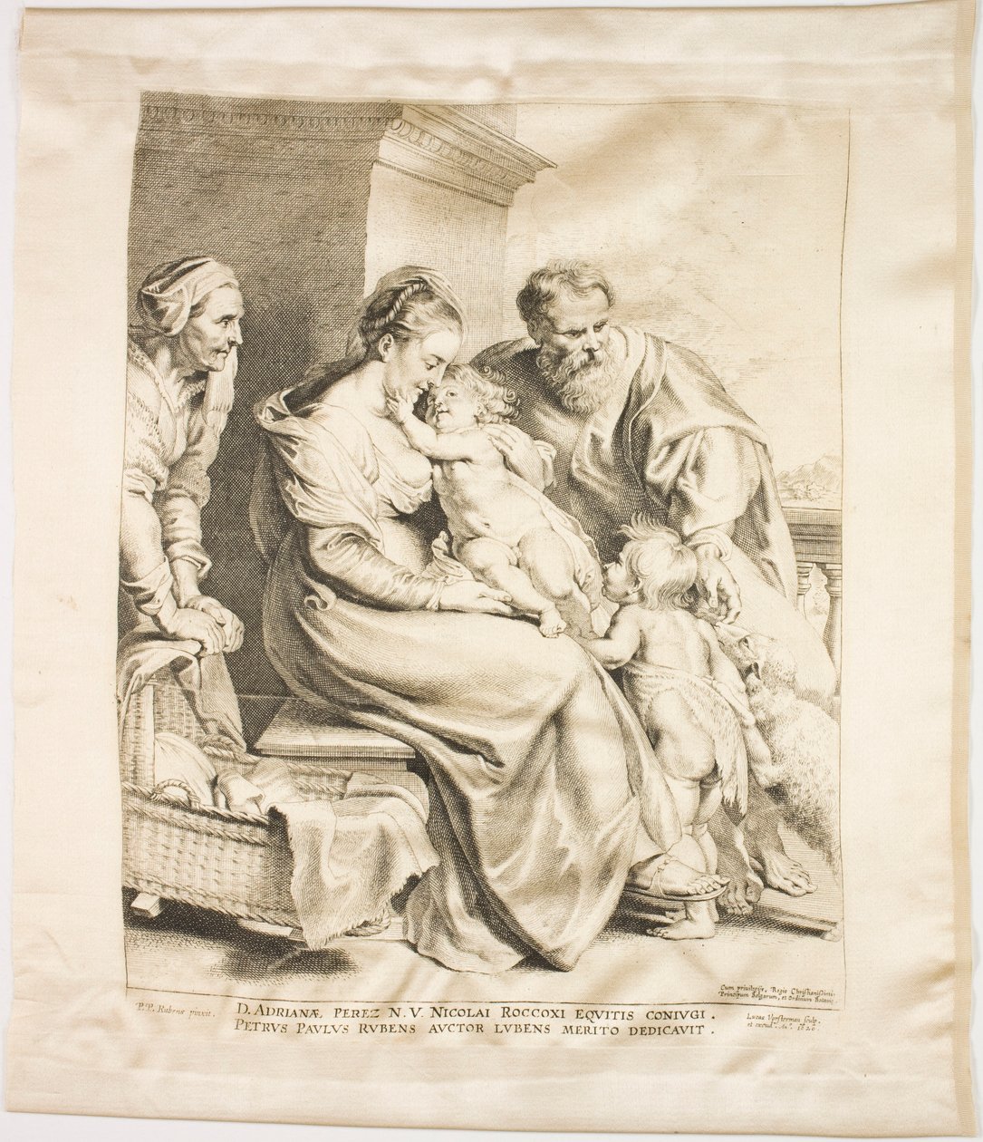 La Sainte Famille avec Saint Jean et Sainte Élisabeth - Lucas Emil Vorsterman