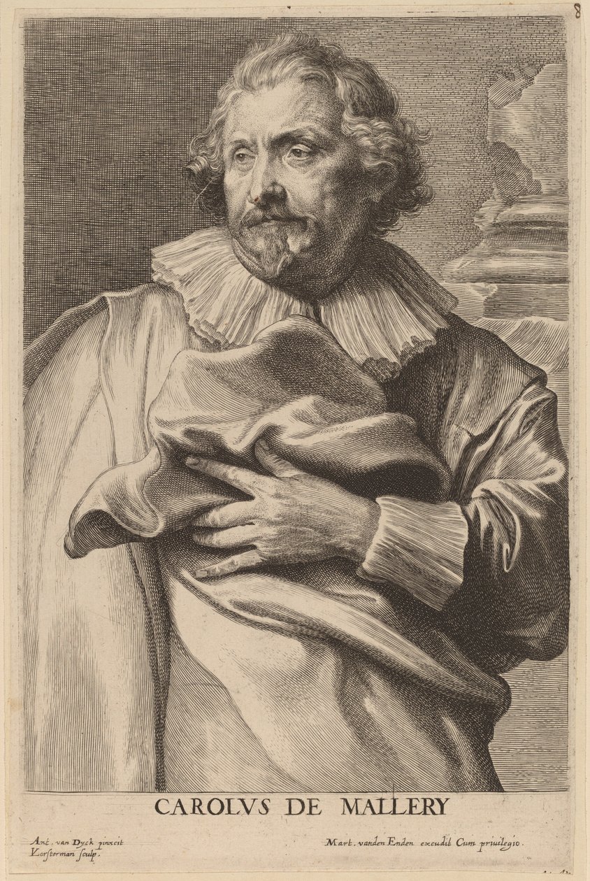 Karel de Mallery - Lucas Emil Vorsterman after Sir Anthony van Dyck