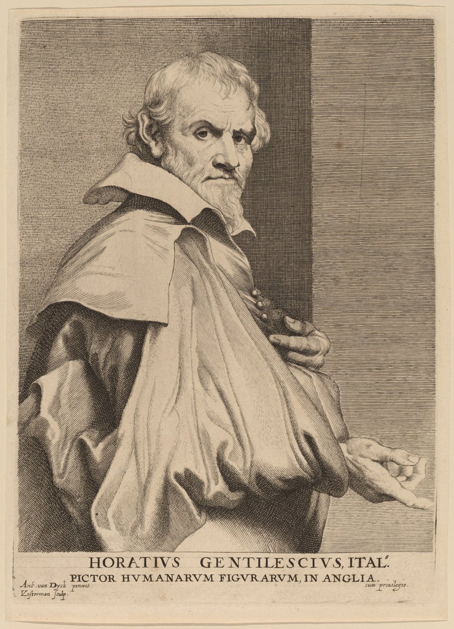 Orazio Gentileschi - Lucas Emil Vorsterman after Sir Anthony van Dyck