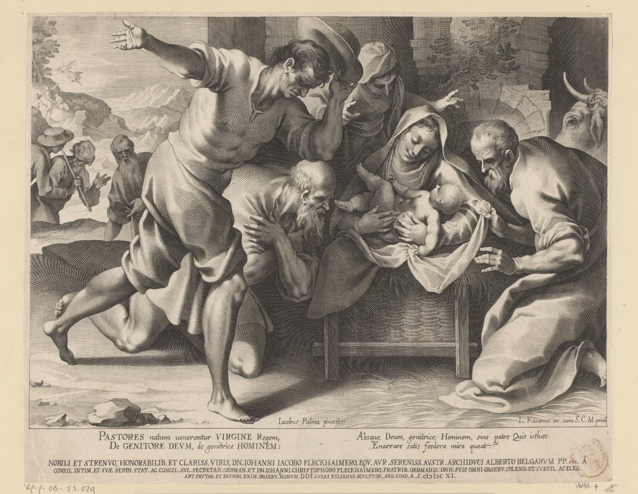 Adoration des bergers - Lucas Kilian