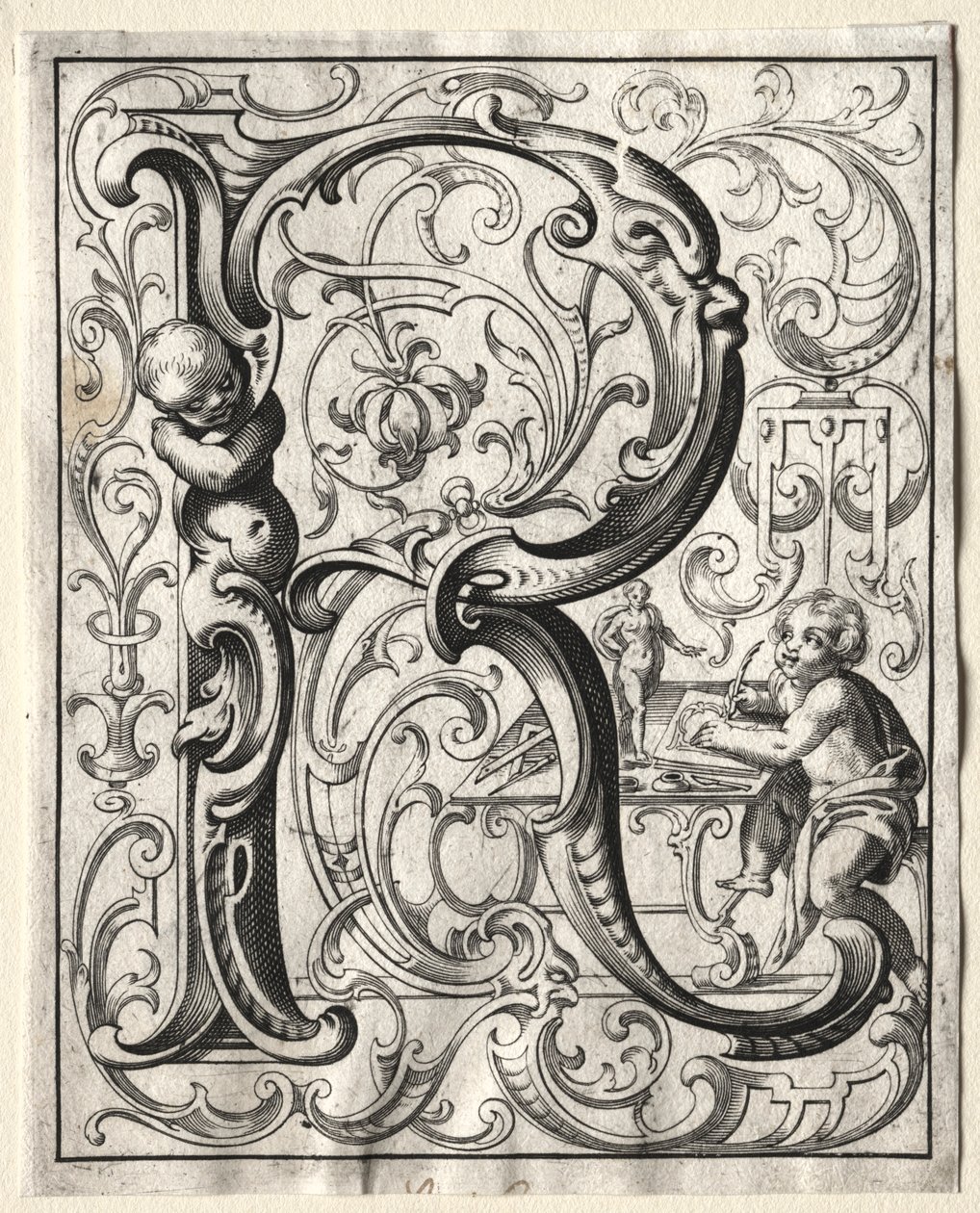 Nouveau livret ABC : R, 1627 - Lucas Kilian