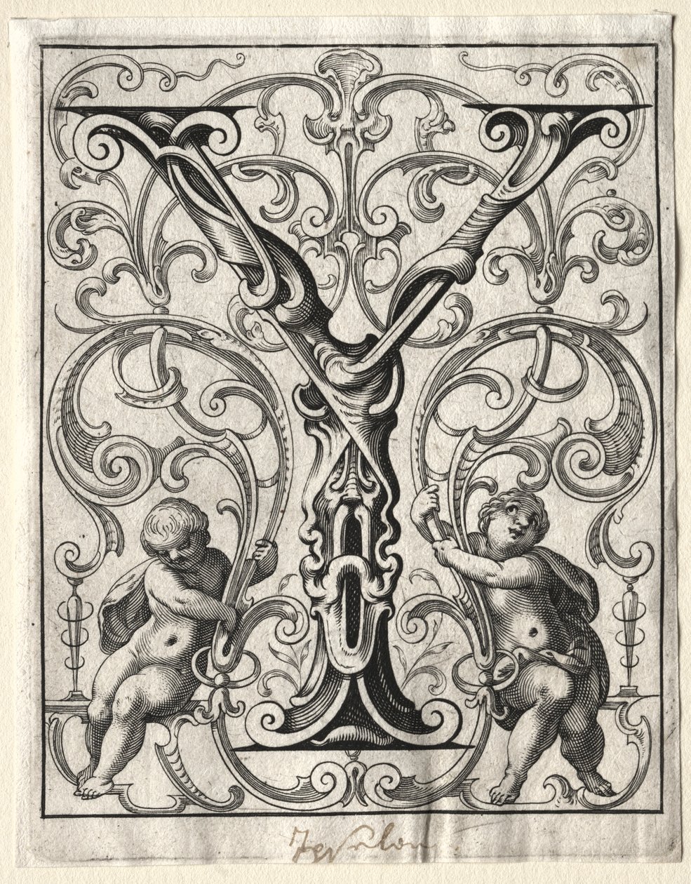 Nouveau livret ABC : Y, 1627 - Lucas Kilian