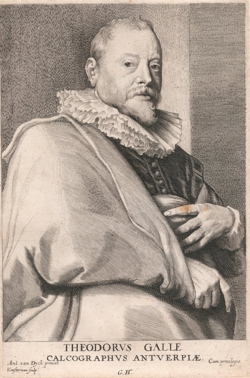 Theodorus Galle, Calcographus Anterpiæ - Lucas Vorsterman