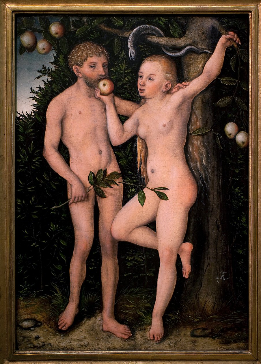 Adam et Ève - Lucas the Elder Cranach