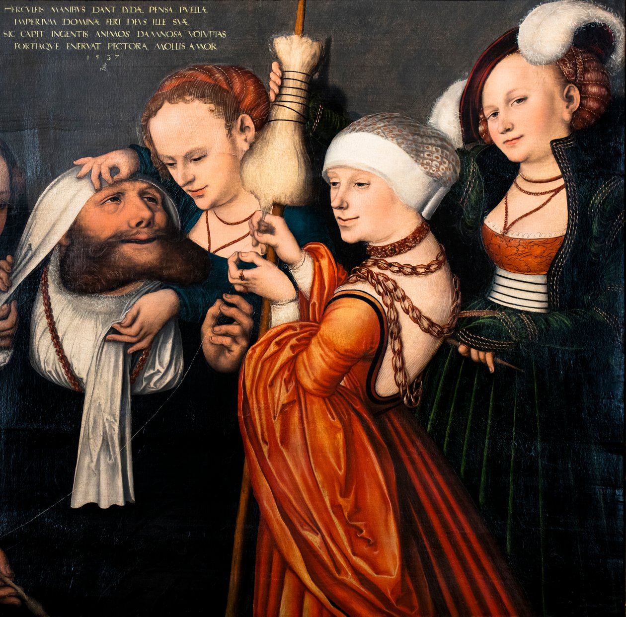 Hercule et Omphale, détail - Lucas the Elder Cranach