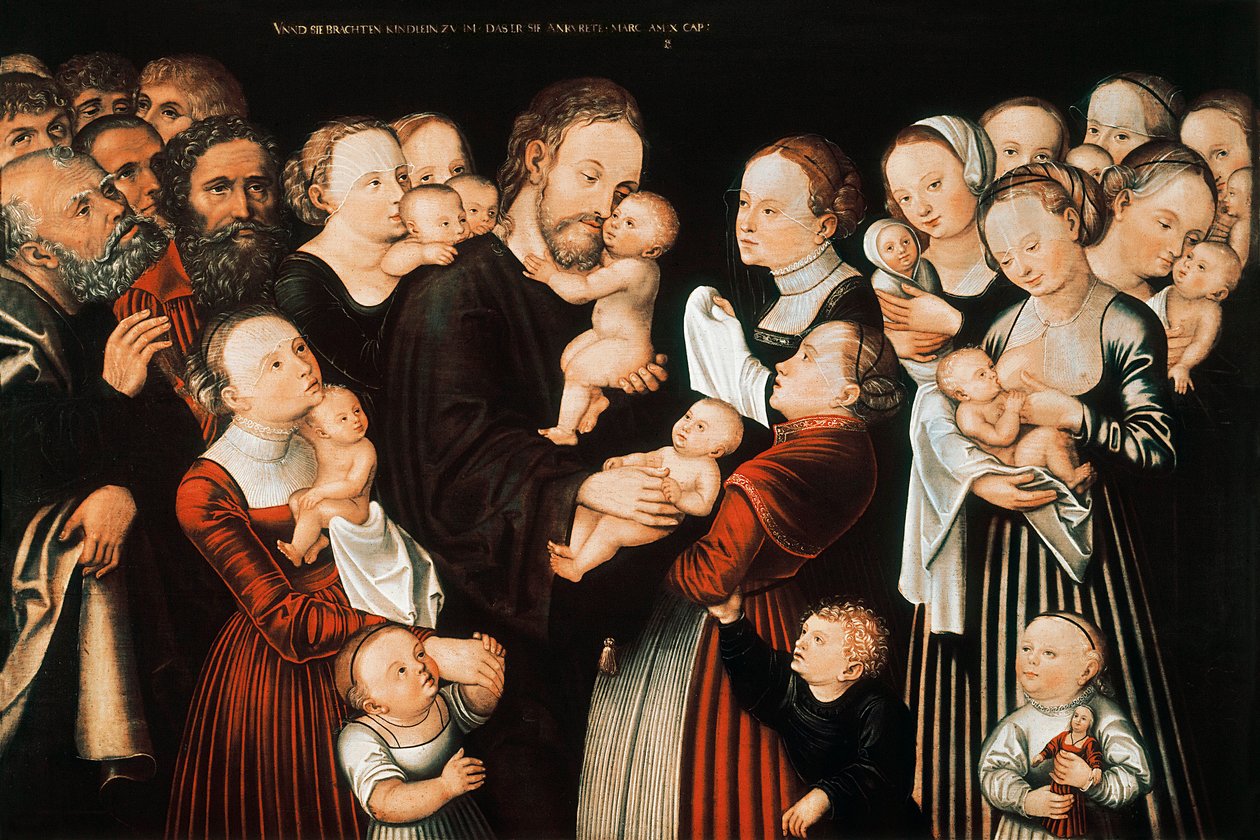 Jésus et les enfants - Lucas the Elder Cranach