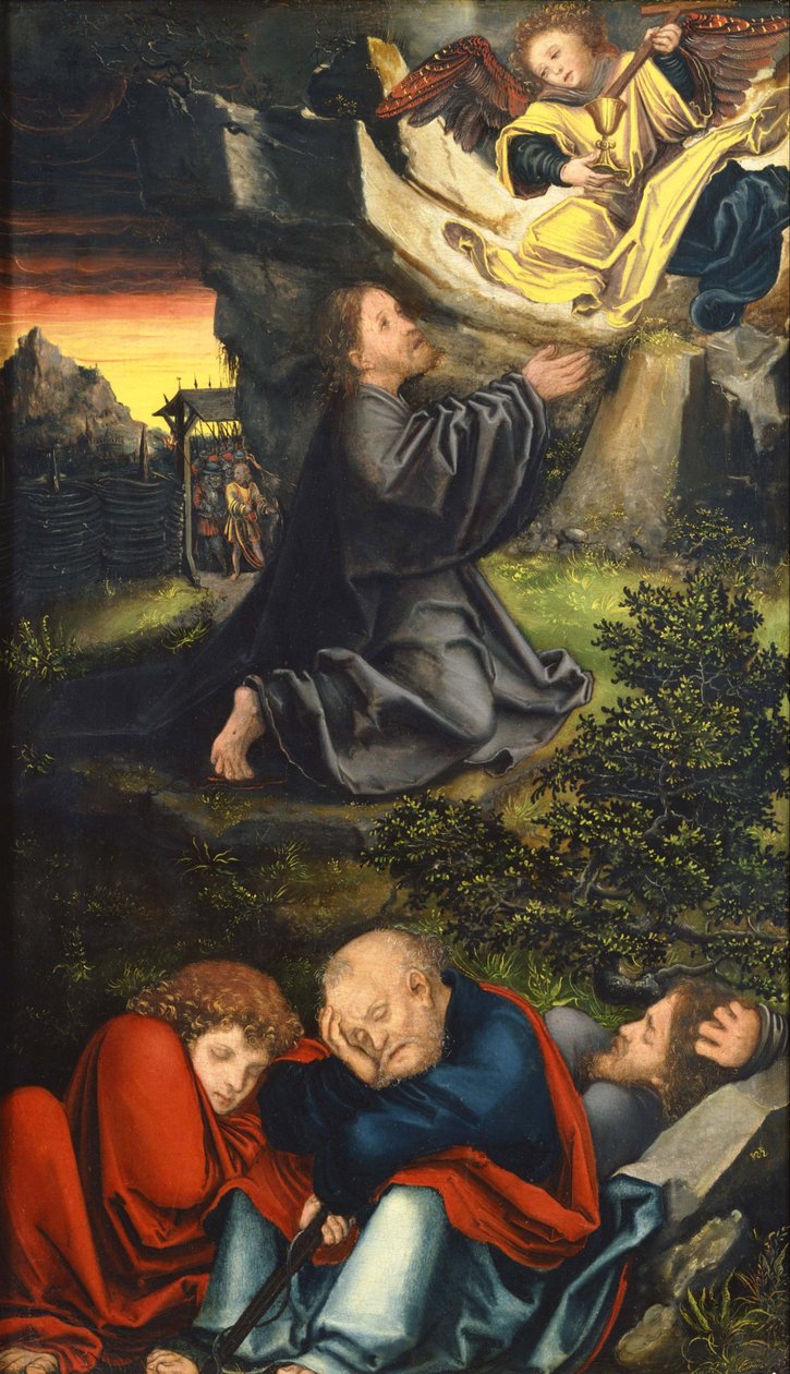 "La prière au jardin des oliviers" - Lucas the Elder Cranach