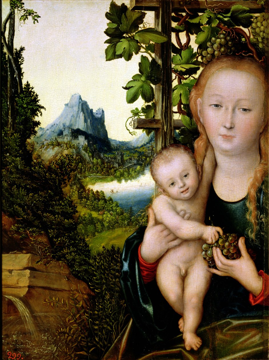 Madone et Enfant, vers 1525 - Lucas the Elder Cranach
