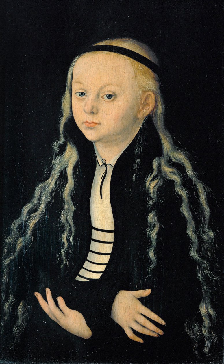 Magdalena Luther, fille du réformateur Martin Luther ... - Lucas the Elder Cranach